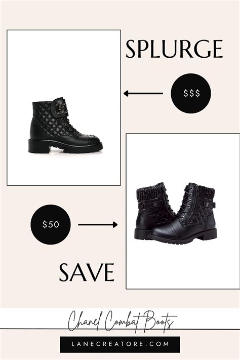 chanel boots replica|chanel combat boots dupe.